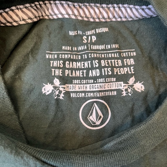 Green Volcom Long Sleeve Shirt - Picture 5 of 5